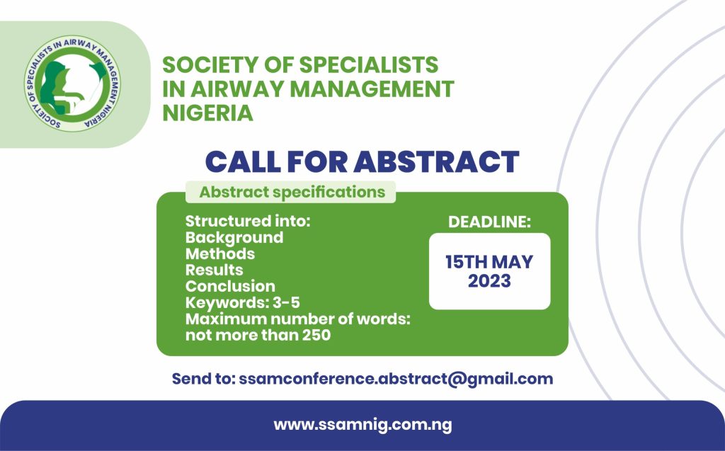 call for abstract ssamnig